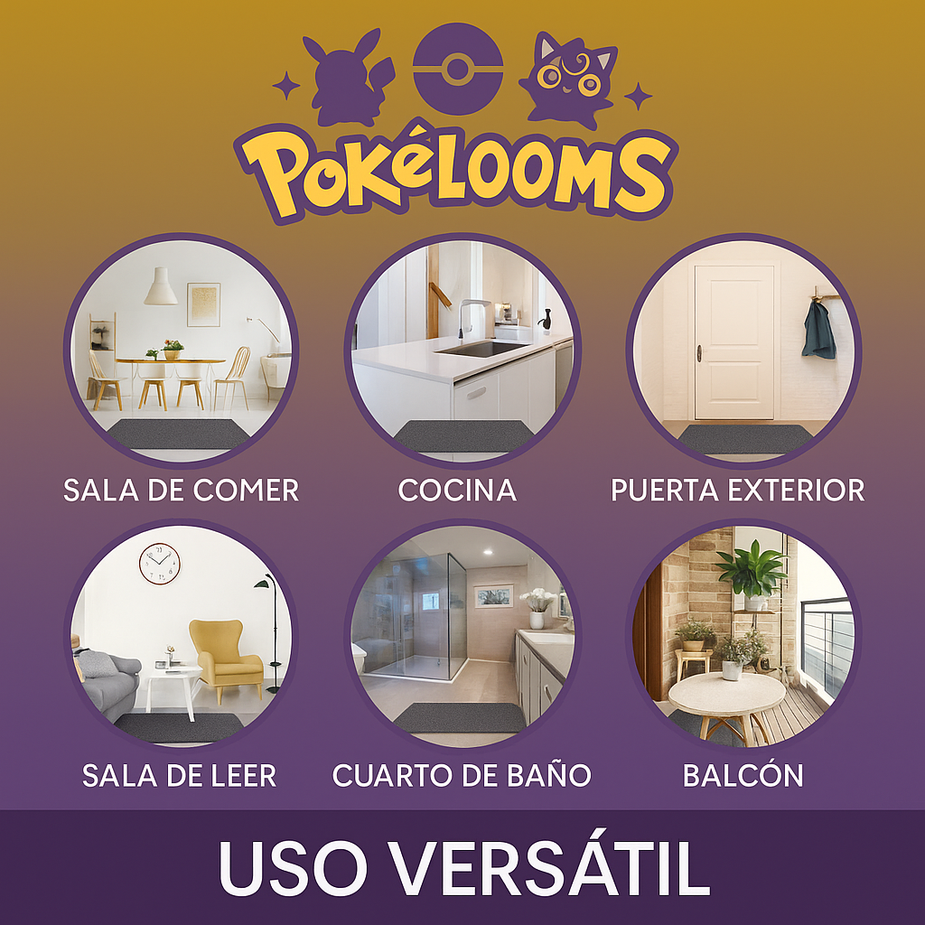 Alfombras Pokemon Limitadas